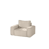 SESSEL Sande In Alpine - Beige, Holzwerkstoff/Textil (132/85/90cm) - Fun Möbel