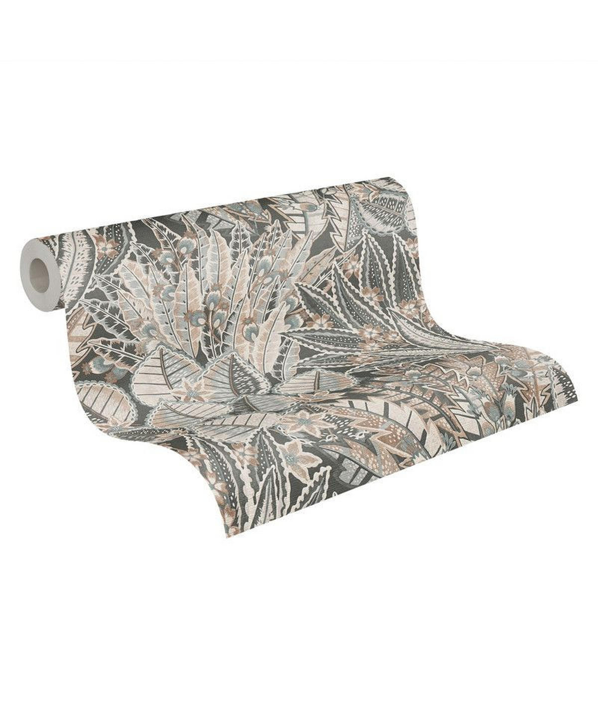 VLIESTAPETE Schwarz 53/1005 cm - Schwarz, Textil (53/1cm) - KUNSTLOFT