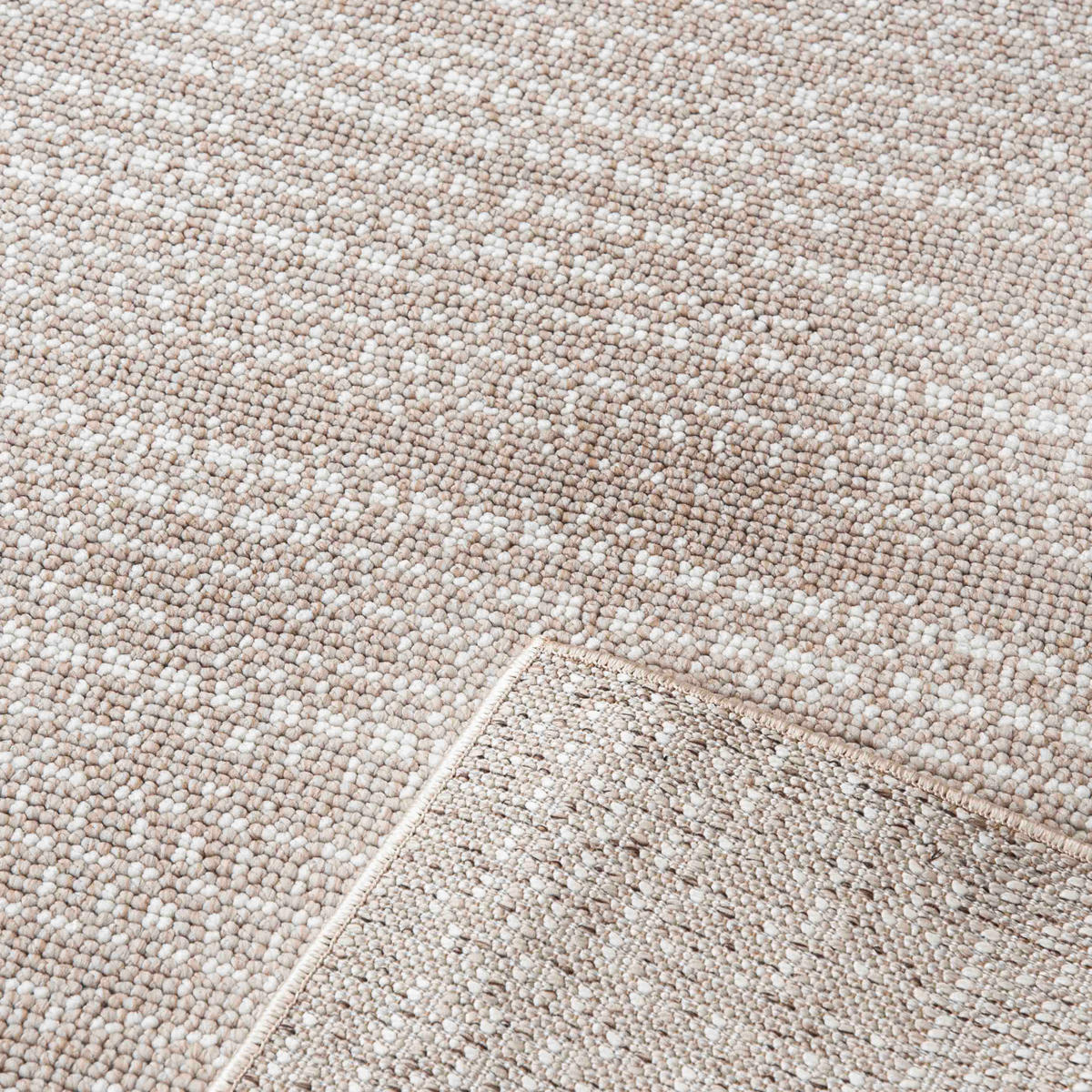 TEPPICH Lora PE14A Mazovia 80x150cm Beige Creme Abstrakt Kurzflor - Beige, Textil (80/150cm) - Mazovia