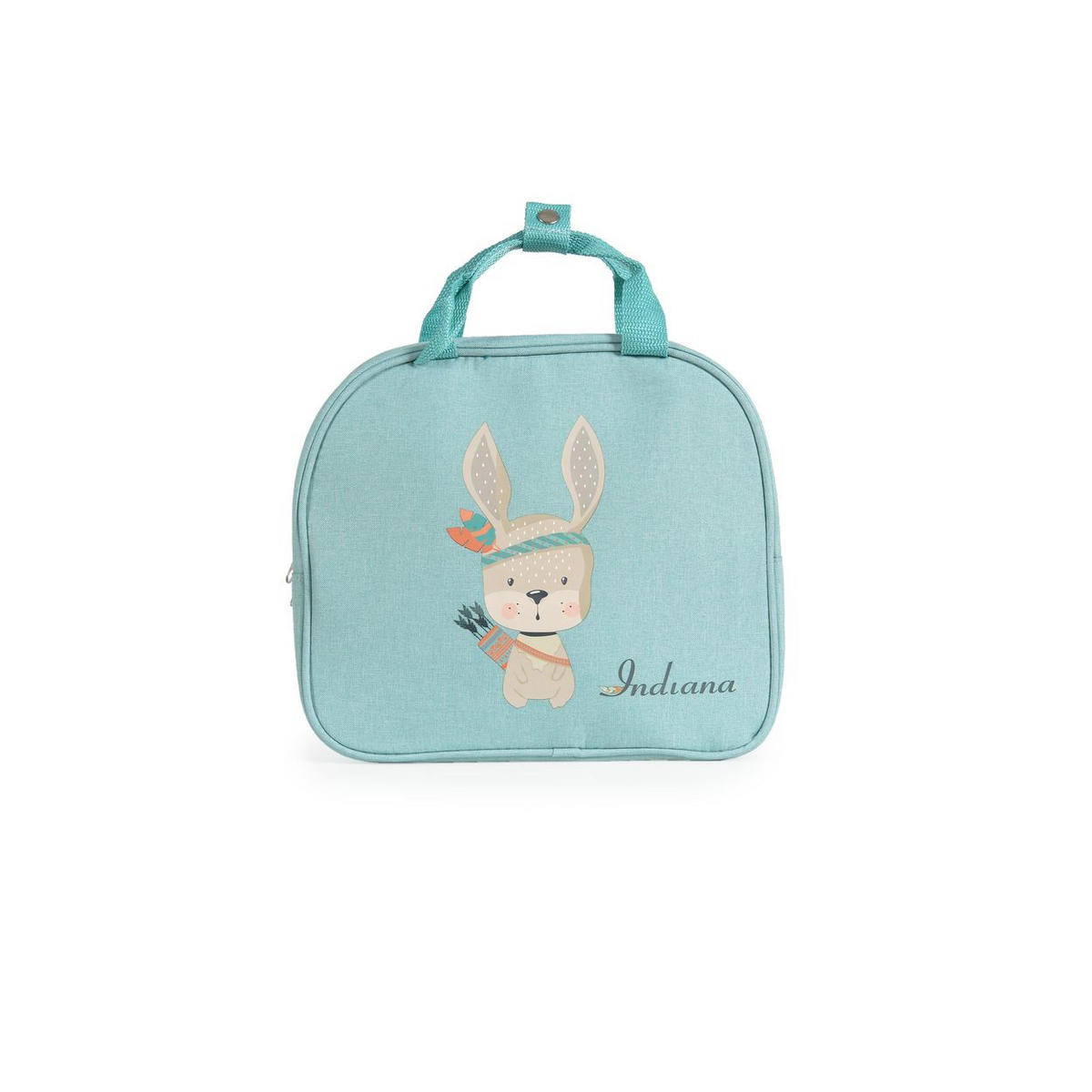REISEBETT LAUFSTALL Indiana grün zwei Ebenen Matratze Wickeltasche Räder - Grün, Kunststoff (60/120cm) - Cangaroo