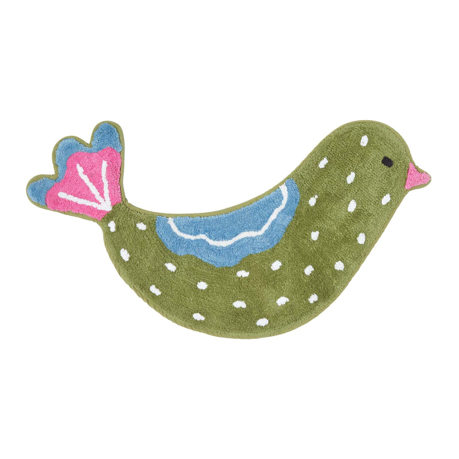 KINDERTEPPICH Bunter Vogel, Baumwolle 50/85 cm - Multicolor, Textil (50/85cm) - Homescapes