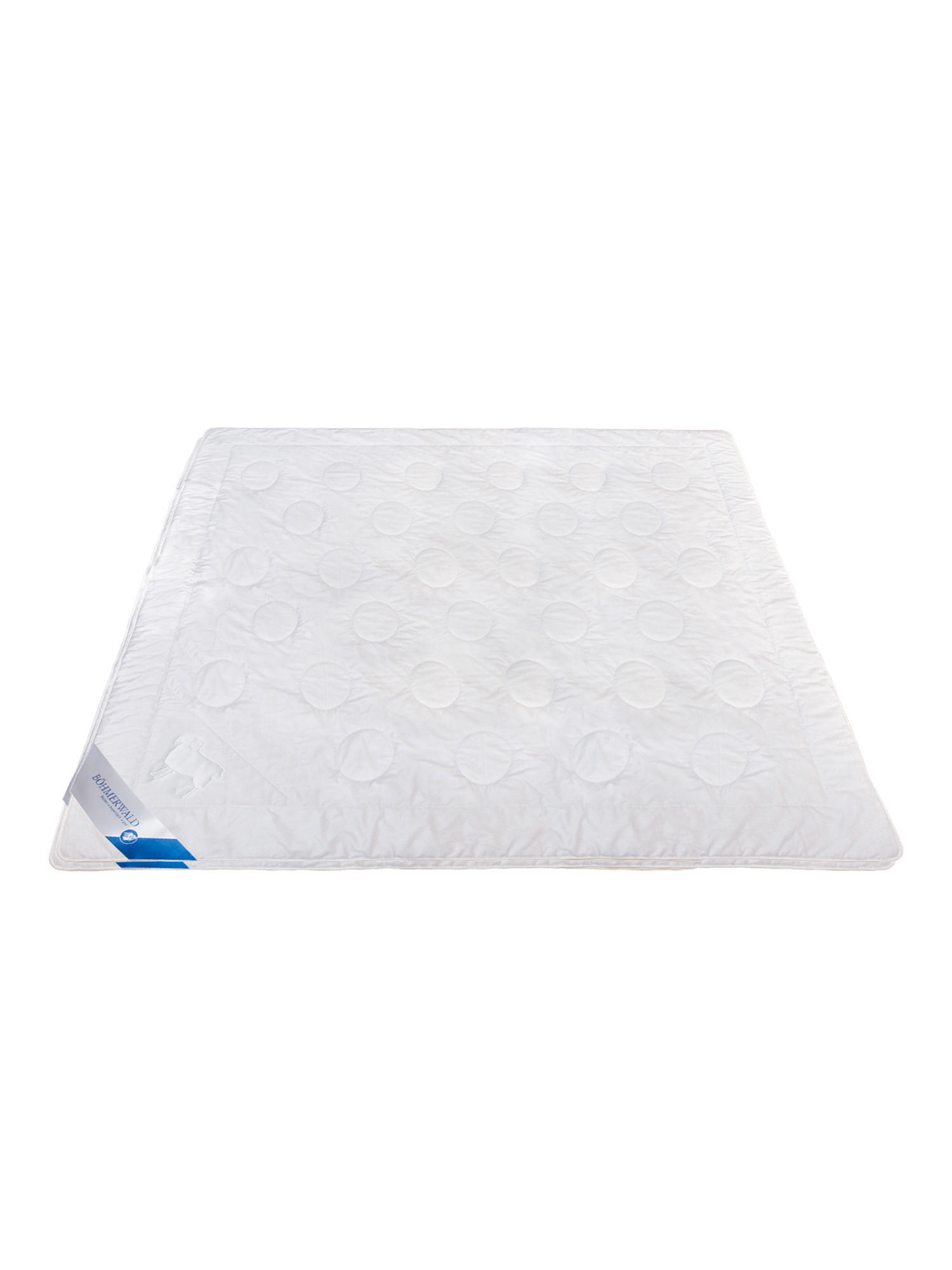 4-JAHRESZEITEN-DECKE MERINOWOLLE Schurwolle extra warm - Weiß, Naturmaterialien/Textil (200/200cm) - Böhmerwald