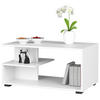 COUCHTISCH Rechteckig Weiß 90/44/50 cm - Weiß, Holzwerkstoff (50/90/44cm) - designimpex
