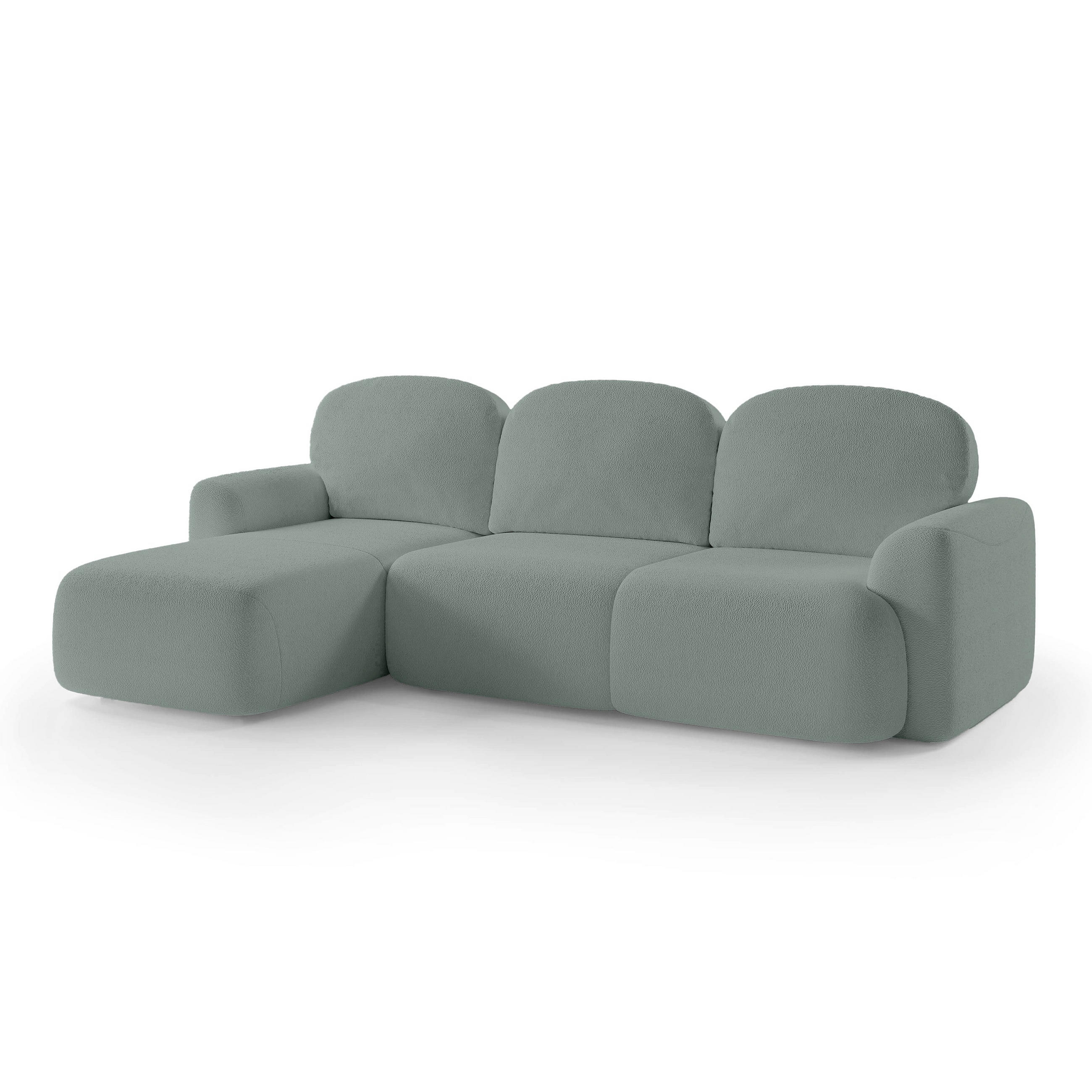 ECKSOFA Bulu Multicolor - Multicolor, Textil (260/95/163cm) - Pillovely