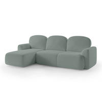 ECKSOFA Bulu Multicolor - Multicolor, Textil (260/95/163cm) - Pillovely