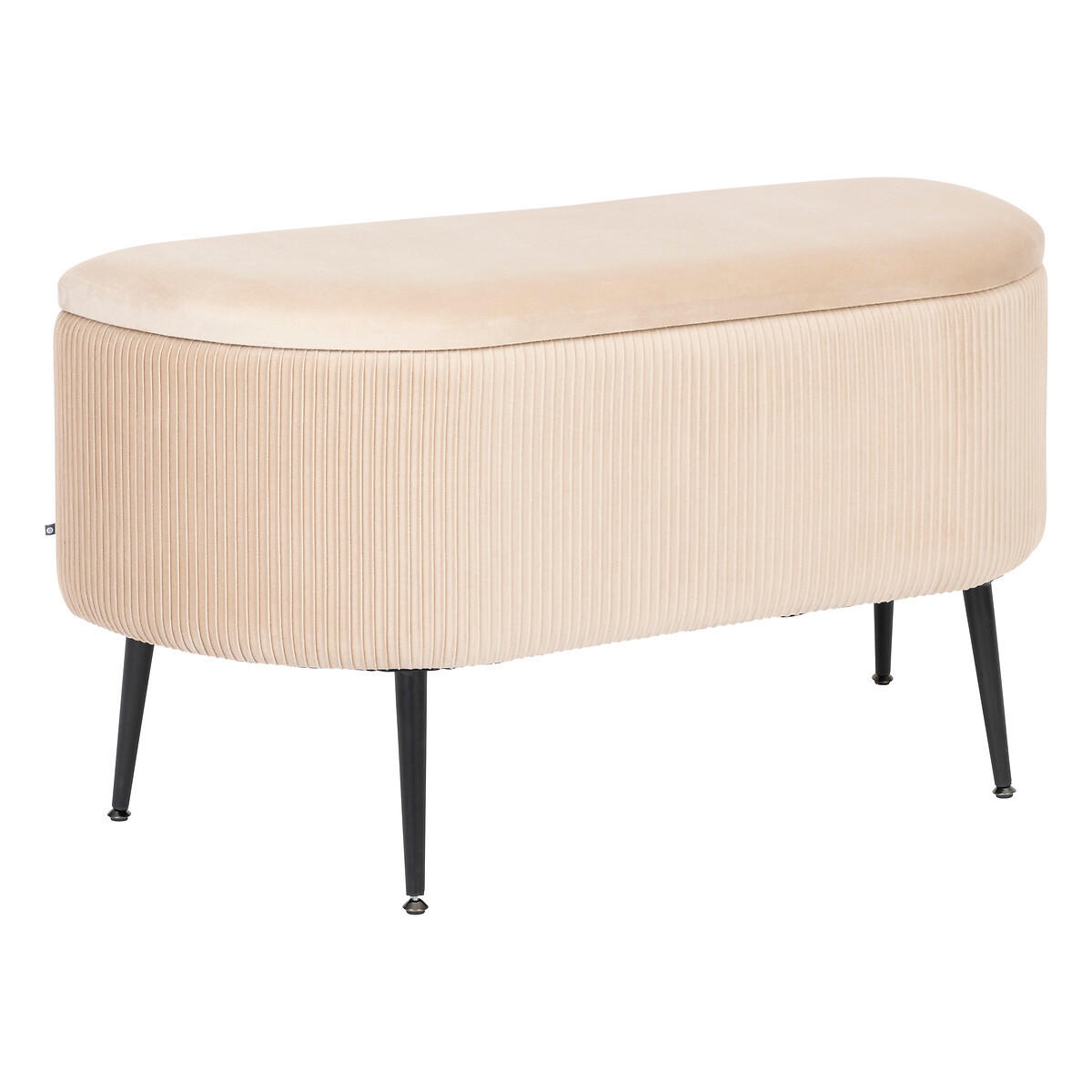 SITZBANK für den Flur mit Stauraum Solaro 100/40/53 cm - Beige, Holzwerkstoff (40/53/100cm) - Atmosphera Createur d´interieur