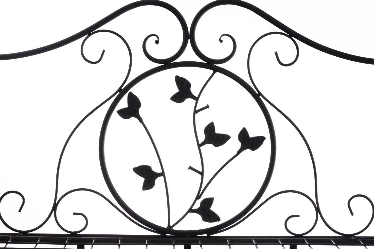 STANDREGAL Metall Schwarz - Schwarz, Metall (58/118/33cm) - CLP