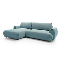 ECKSOFA POCKET Blau 270x167x81 cm - Blau, Textil (270/167cm) - FURNLUX