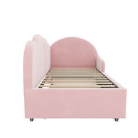 POLSTERBETT 90/200 + 90/190 cm Rosa - Pink, Textil