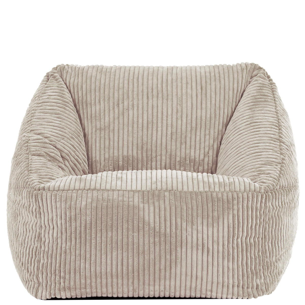 SITZSACK Flauschig für Kinder - Beige, Textil (55/44/55cm) - icon