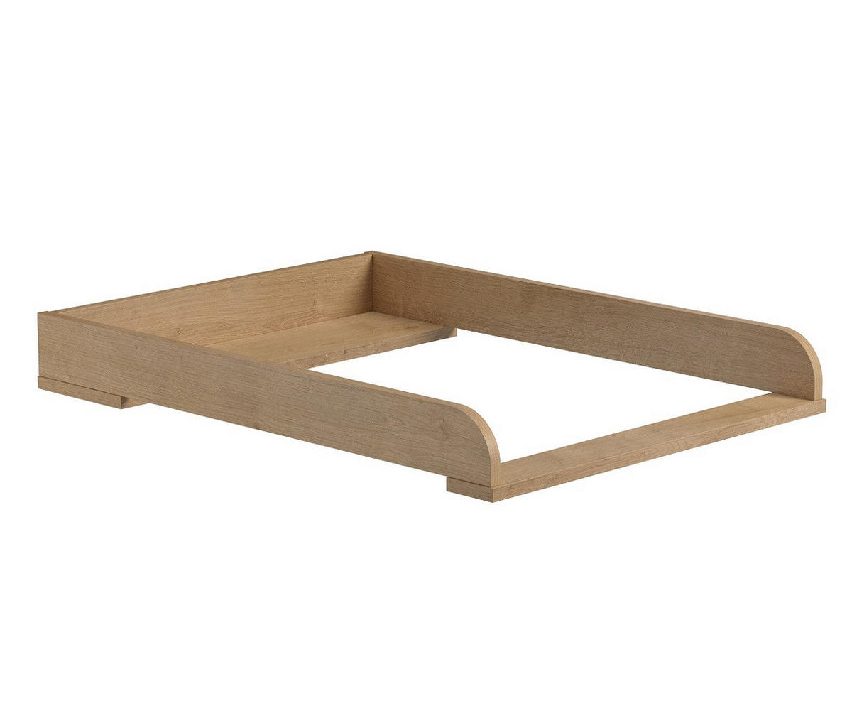 BABYZIMMER Set Bonny - 4-teilig - Eiche - Eichefarben, Holzwerkstoff (100/191/55cm) - QMM TraumMöbel