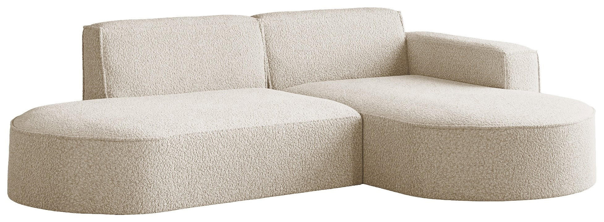 WFL Group Ecksofa Creme 241x168 cm