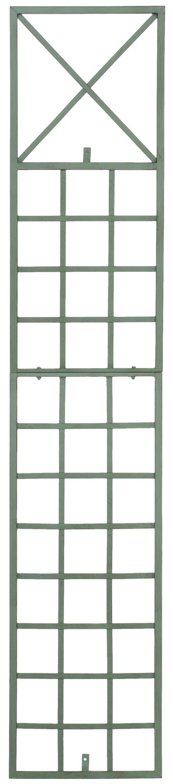 RANKGITTER Metall Antik-Grün - Grün, Metall (40/198/2cm) - CLP