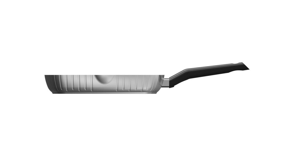 GRILLPFANNE - Grau, Metall (28cm) - Stoneline