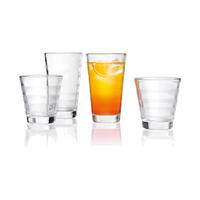 TRINKGLÄSER Onda transparent 12er Set - Transparent, Glas (0.001L) - Leonardo Living