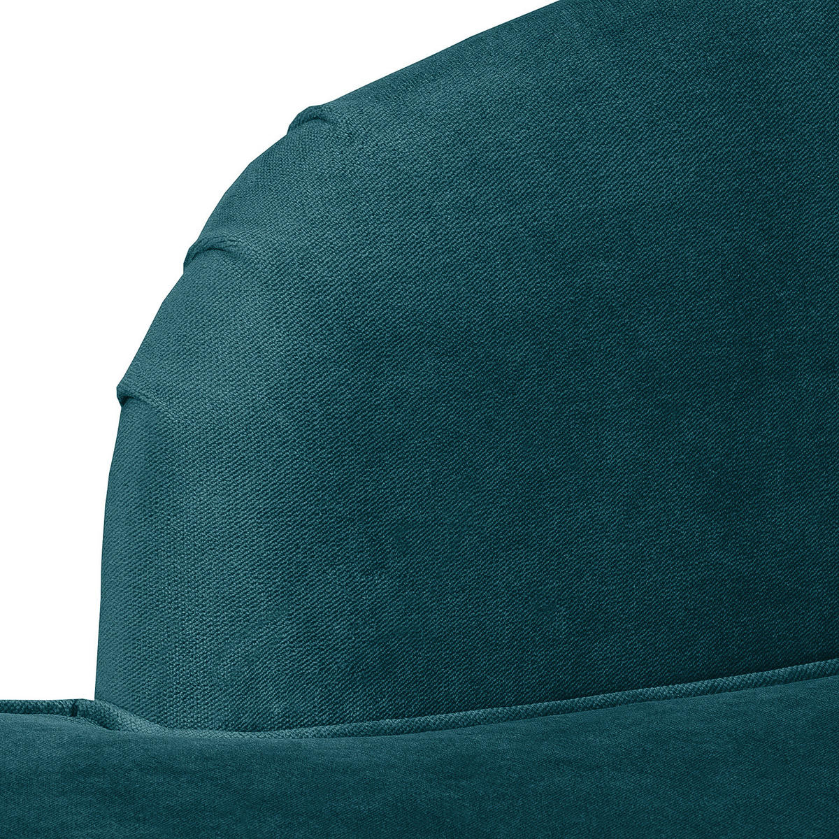 RECAMIERE - Petrol, Eichenholz/Textil (165/77/82cm) - home24