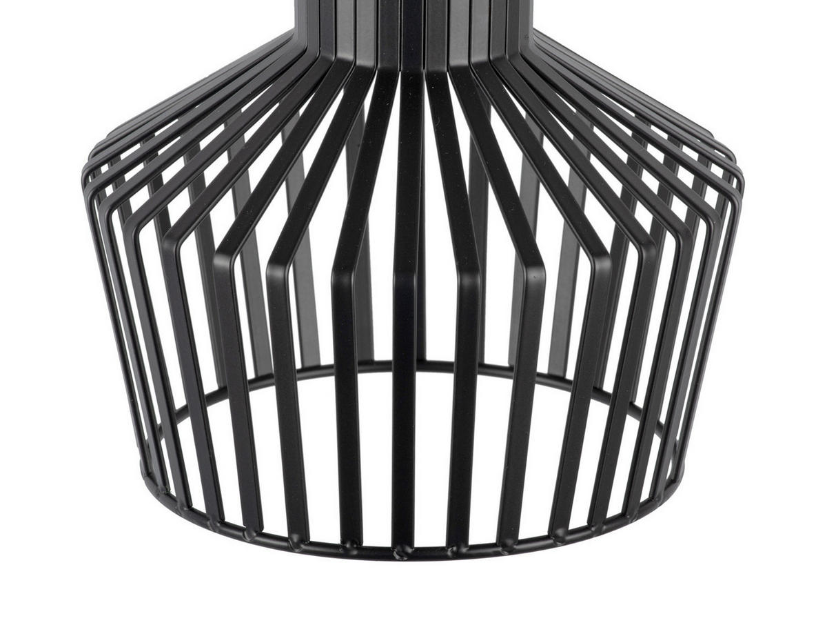 HÄNGELAMPE Metall Lignes 120 cm - Schwarz, Metall (18/18/14.3cm) - Leitmotiv