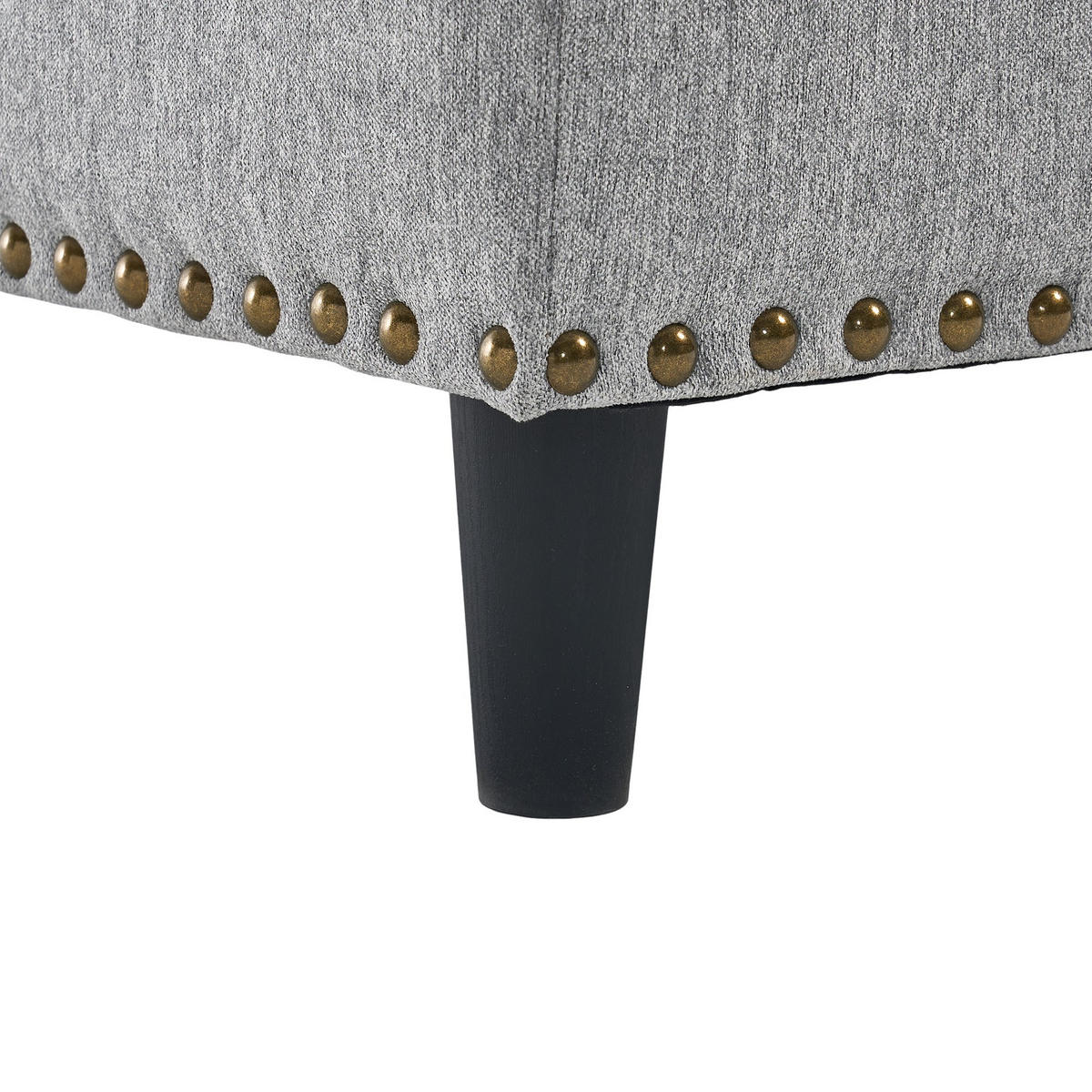 HOCKER Couchtisch,Aufbewahrungsstuhl,höhenverstellbar,Leinen,Grau - Grau, Metall (75/41/75cm) - LVHOM