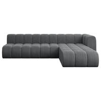ECKSOFA modulares Sofa Darnel-L2 - 296x177x70 cm Dunkelgrau - Dunkelgrau, Holzwerkstoff/Textil (296/177cm) - ALTDECOR