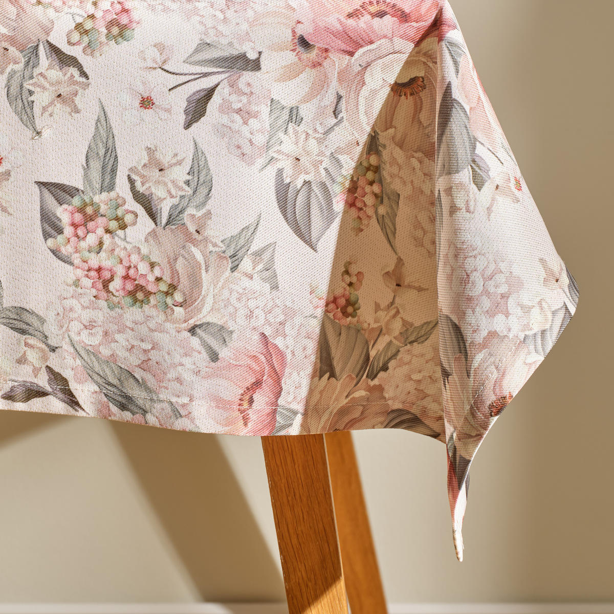 TISCHDECKE Amorette 130x180 cm, Rosa - Rosa, Textil (180/130/1cm) - home&you