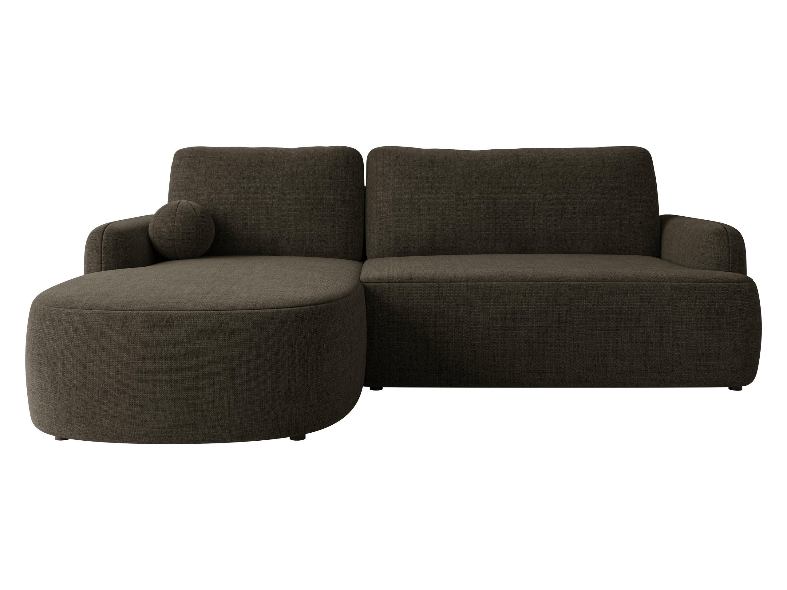 COLTAR Loridu Premium, Stanga - maro închis/negru, material plastic/material textil (250/174cm) - MIRJAN24