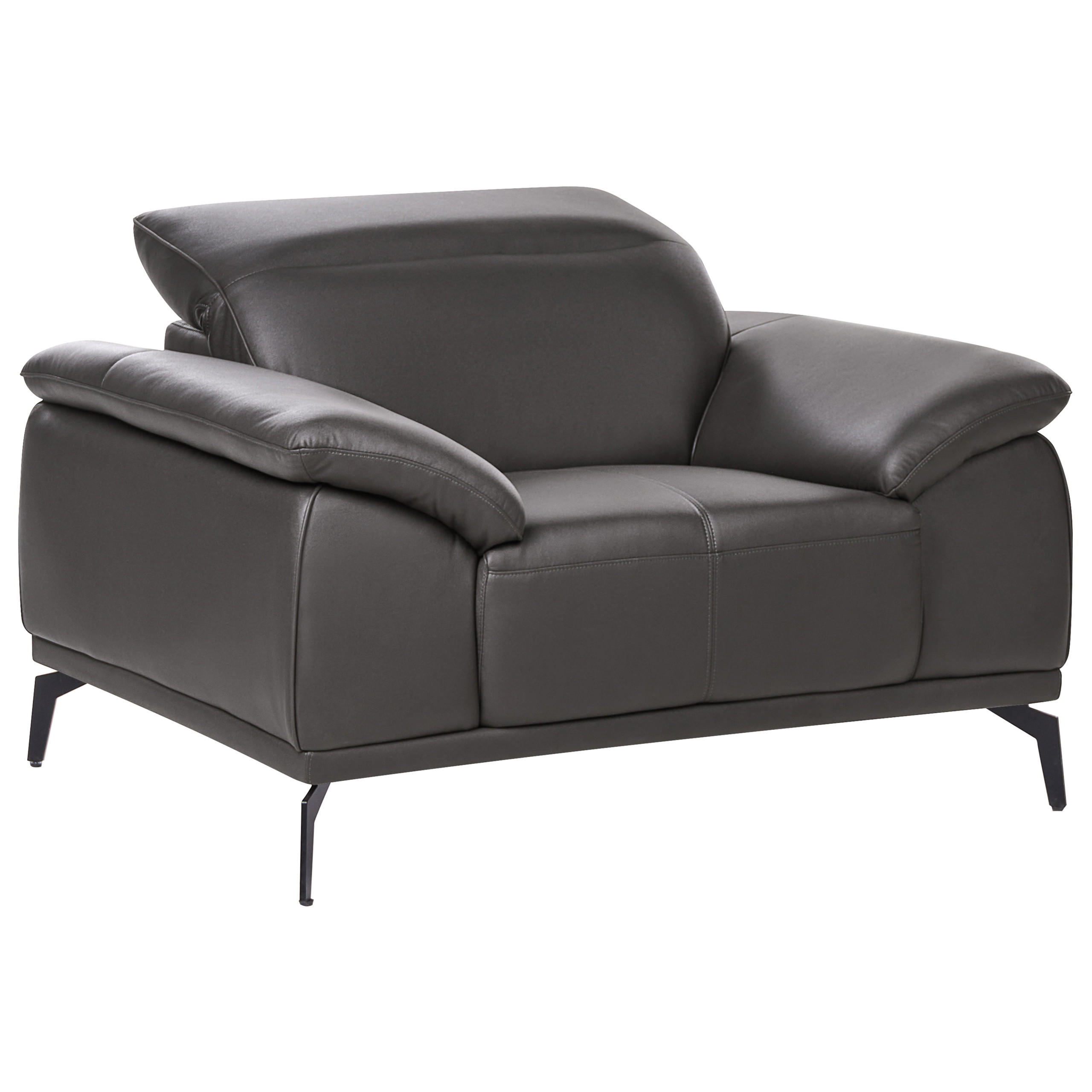 SESSEL Stoff Schwarz Vejen - Schwarz, Textil (112/91/92cm) - Beliani