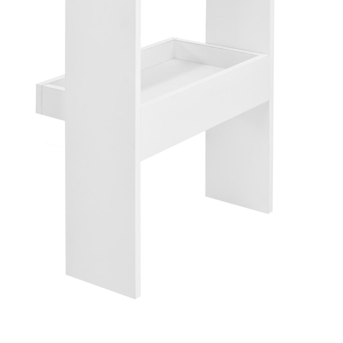 BARTISCH Bromölla - Weiß, Holzwerkstoff (45/120/106cm) - [en.casa]
