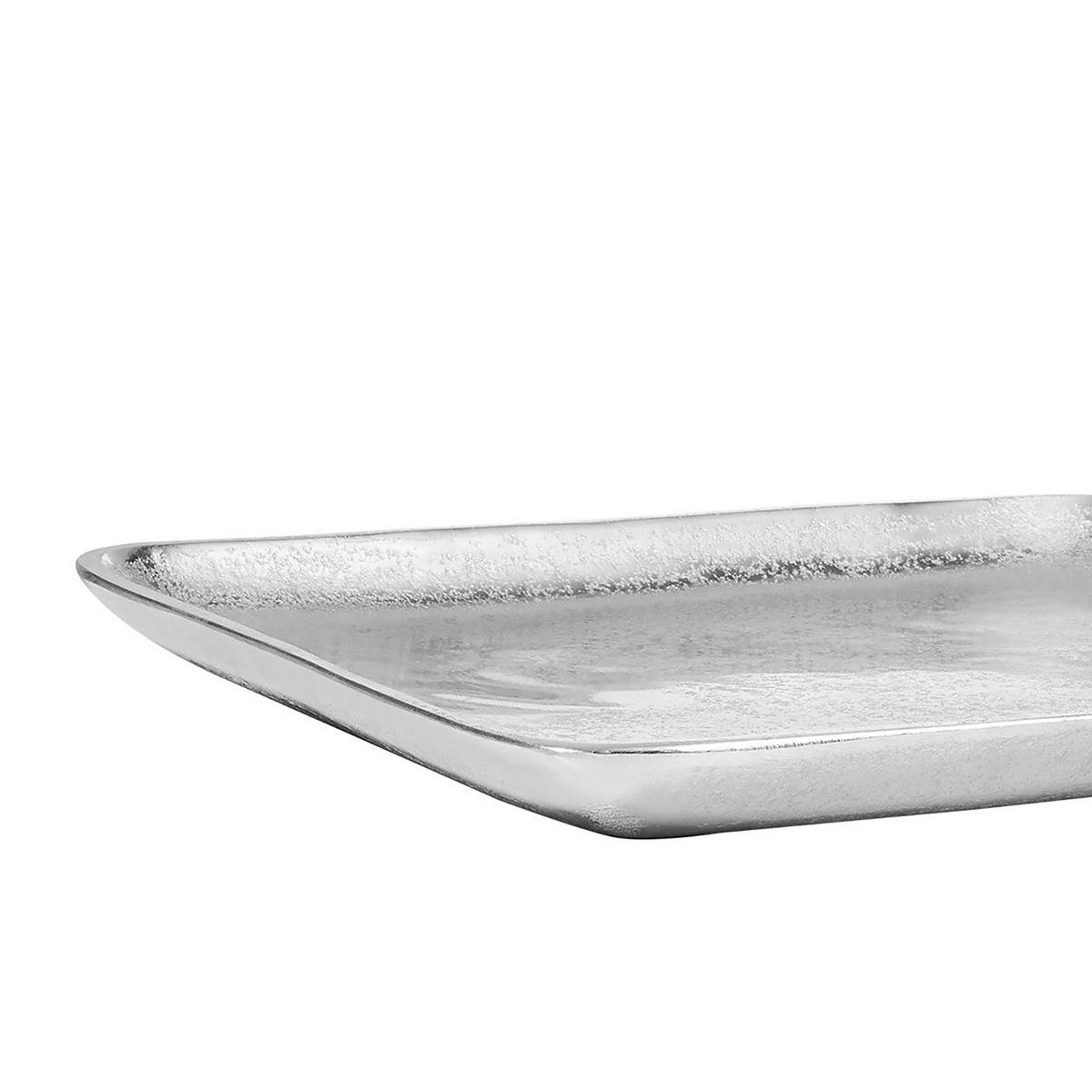 DEKOTELLER Banquet - Silbereichenfarben, Metall (2cm) - Butlers