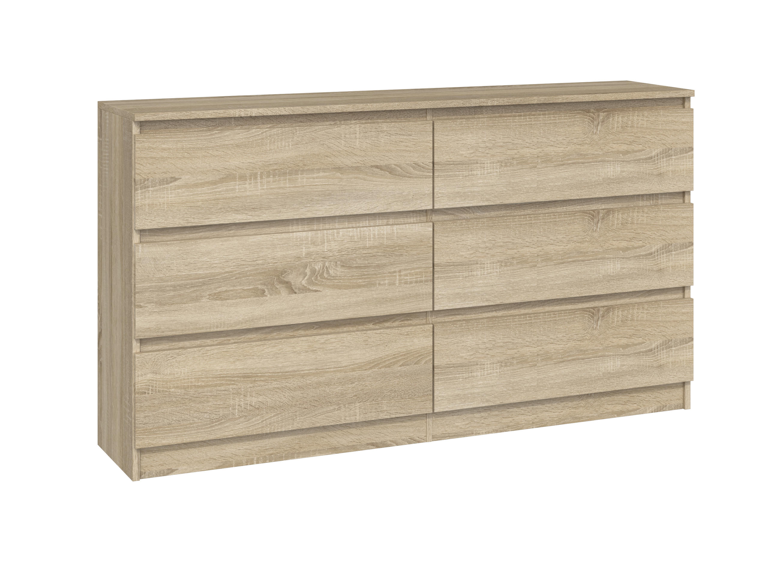 KOMMODE MALWA M6 140 - EICHE SONOMA - Sonoma Eiche, Holzwerkstoff (138/75/40cm) - CDF