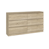 KOMMODE MALWA M6 140 - EICHE SONOMA - Sonoma Eiche, Holzwerkstoff (138/75/40cm) - CDF