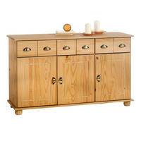APOTHEKERKOMMODE COLMAR - Kieferfarben, Holz (134/80/39cm) - IDIMEX