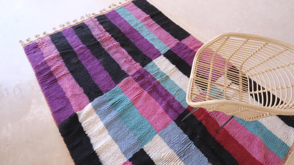 TEPPICH aus Wolle abstrakt aus Marokko 200x 300 cm - Multicolor, Naturmaterialien (200/300cm) - AFK Living
