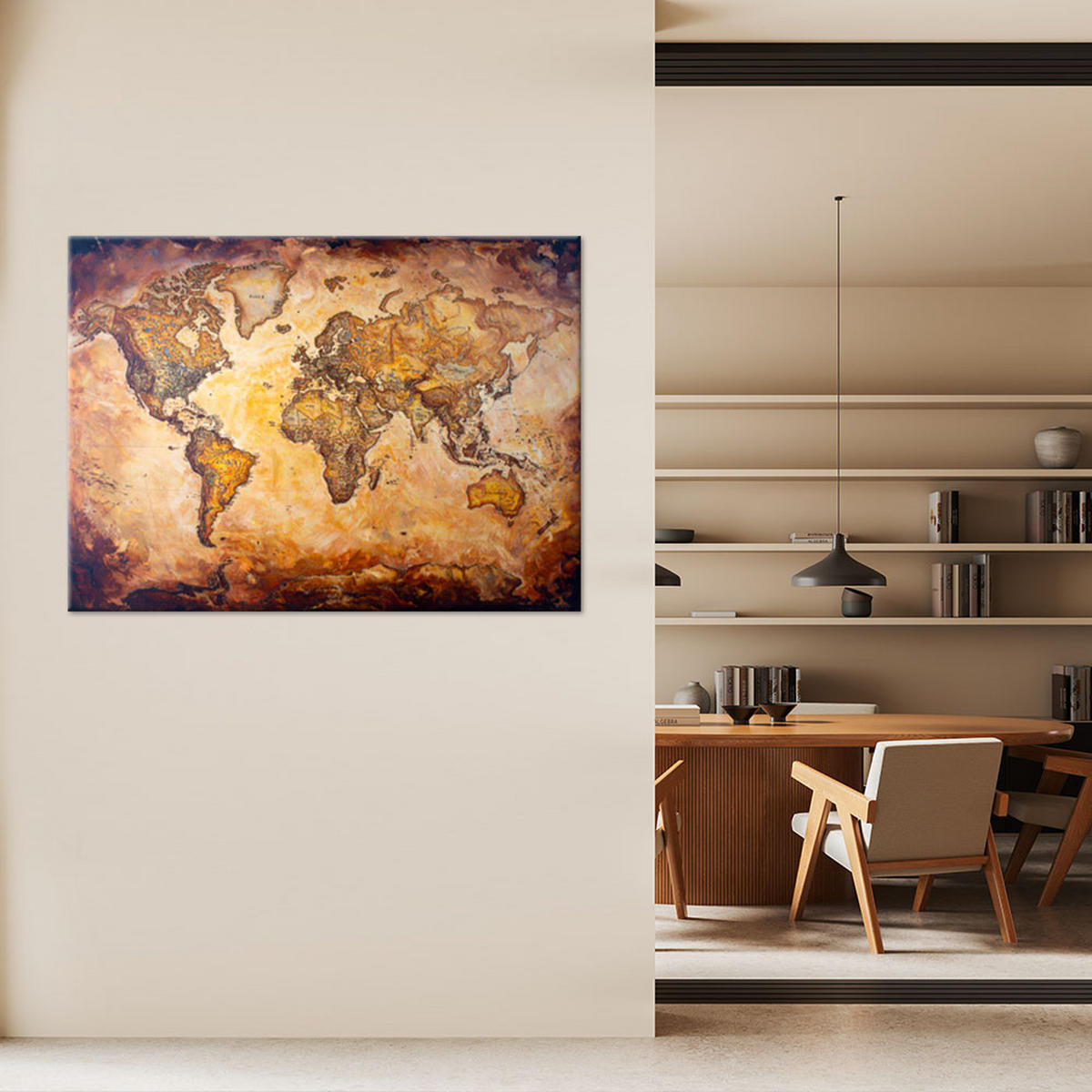 LEINWANDBILD Hobby und Bildung 100x70cm - Braun, Textil (100/70cm) - Feeby