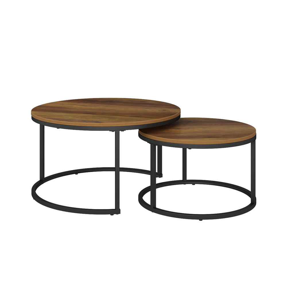 COUCHTISCH-SET Montreal Holz 77 x 40 cm 2 Teile - Sonoma Eiche, Holzwerkstoff (77/77/40cm) - Vicco