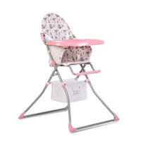 HOCHSTUHL Scaut rosa 5-Punkt-Sicherheitsgurt, Zubehörkorb, klappbar - Rosa, Metall (55/105/70cm) - Moni