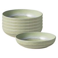 PASTASCHALEN Perlemor Alga grün ø 22,2 cm 6er Set - Grün, Keramik (22.2cm) - like.Villeroy & Boch