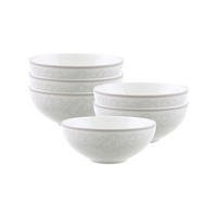 DESSERTSCHALEN Gray Pearl weiß ø 13 cm 6er Set - Weiß, Keramik (13cm) - Villeroy & Boch