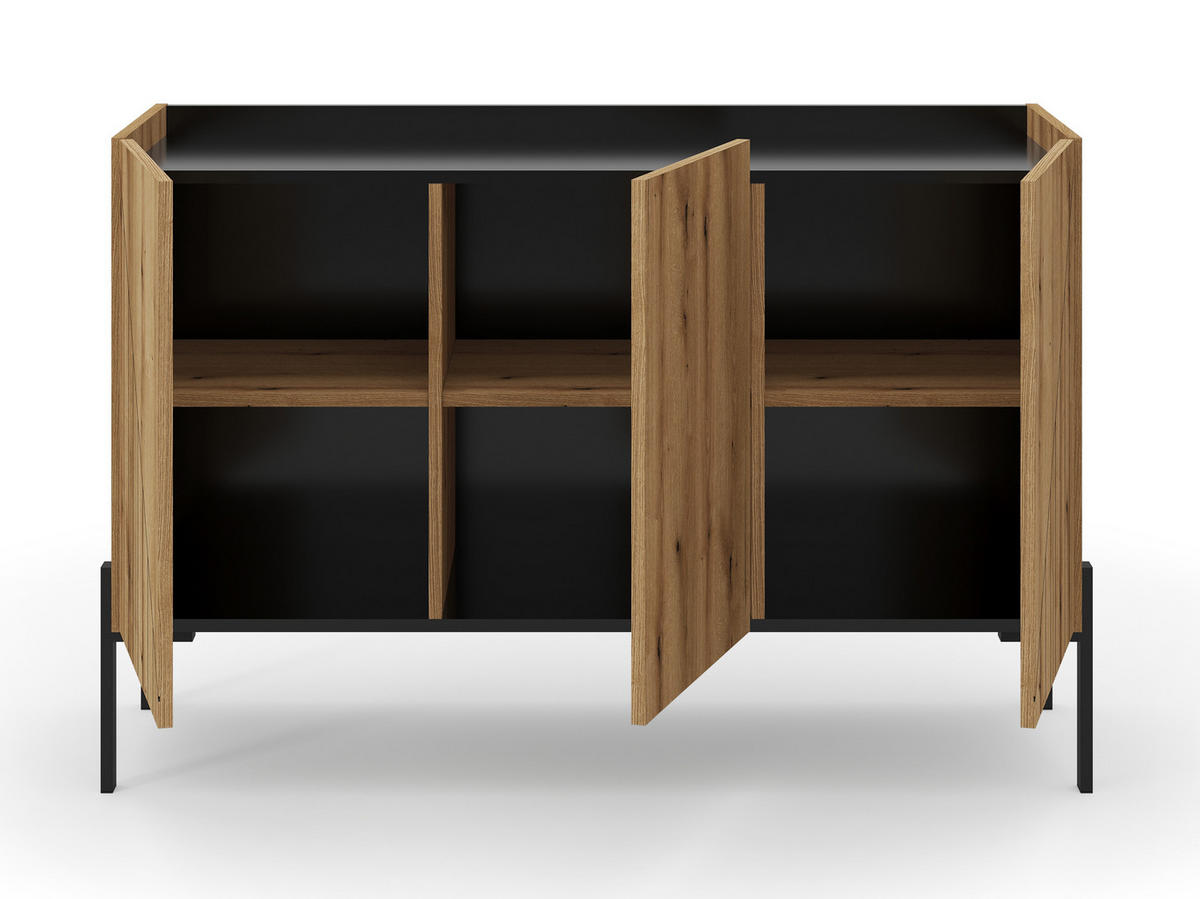 SIDEBOARD NEO (B/H/T: ca. 122/81/40 cm) in Evoke Oak Nachbildung/Evoke Oak Nachbildung - Eichefarben, Holzwerkstoff (122/81/40cm)