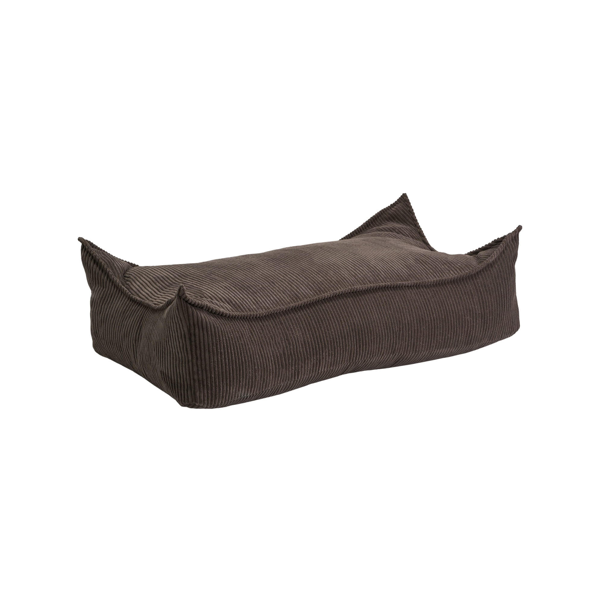 SITZPOUF für Kinder, Rechteckig, Aesthetic, Braun - Braun, Textil (120/35/60cm) - MeowBaby
