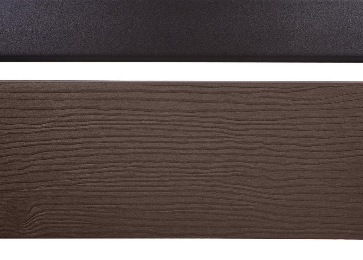 MÜLLTONNEN-ZAUN Alu 130x100x6cm Erweiterung Braun - Braun, Metall (100/130/6cm) - PROREGAL
