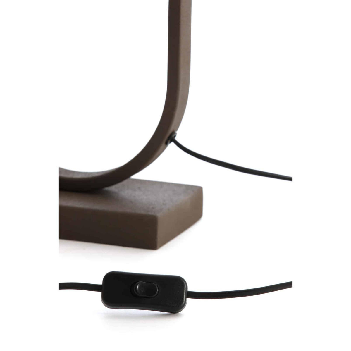 LAMPENFUSS Jamiri Braun 20/10/45 cm - Braun, Metall (20/10/45cm) - Light & Living