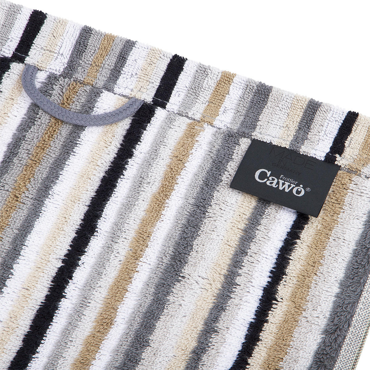 FROTTIERSET Lifestyle 4-teilig - Grau, Textil (50/100cm) - Cawoe