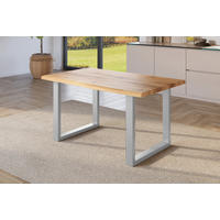 ESSTISCH JULIUS U - Wildeiche/Eichefarben, Holz (80/120/77cm) - SAM