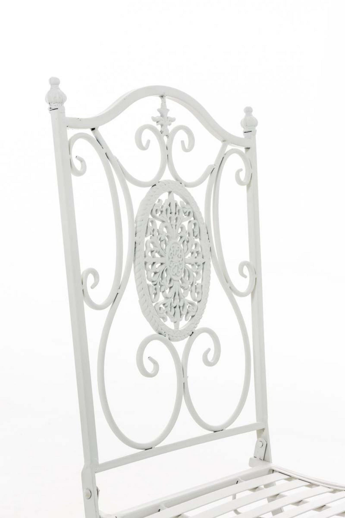 SITZGRUPPE Aldanu weiß - Weiß, Metall - TPFGarden