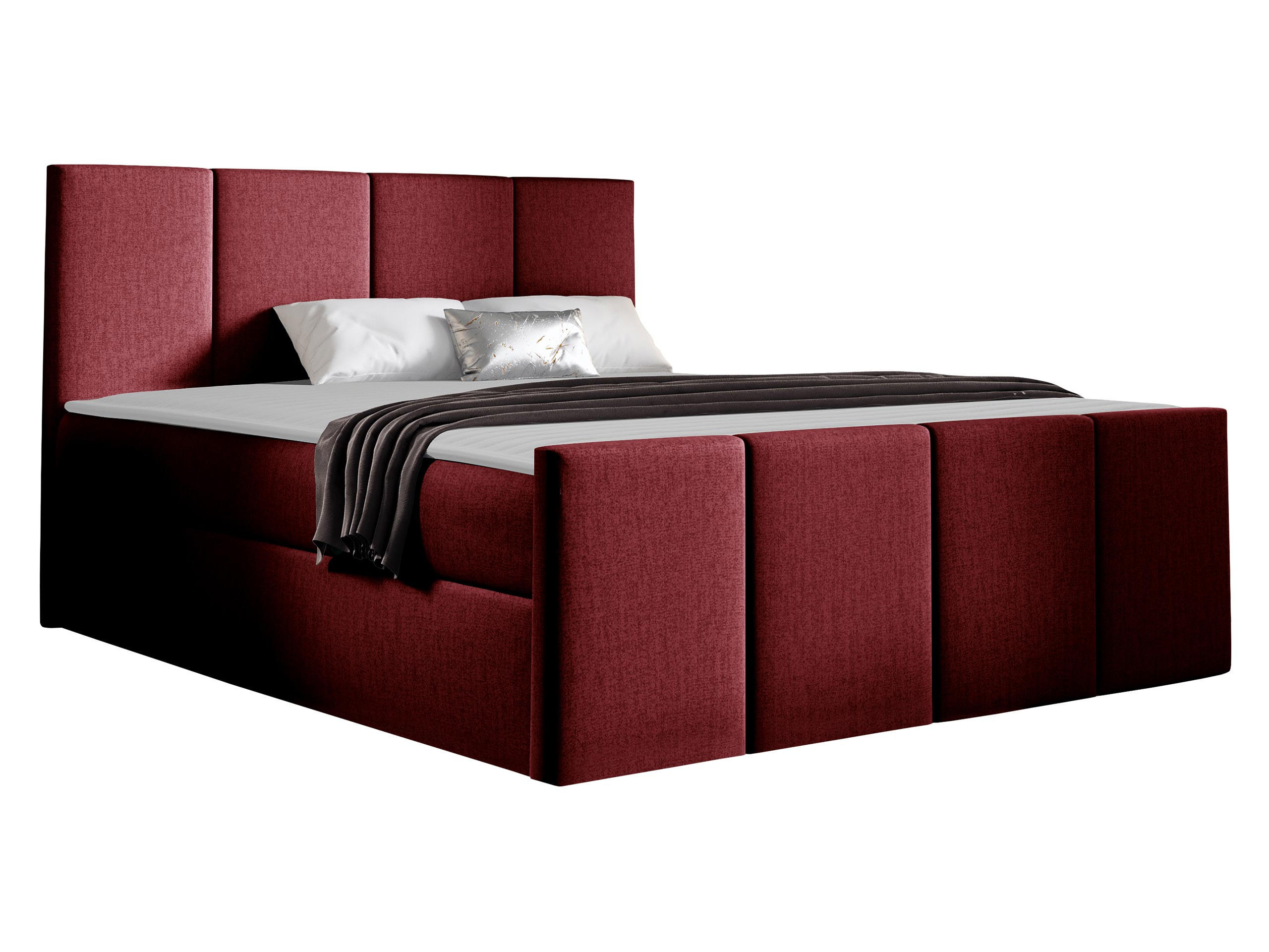 BOXBETT Lars - Bordeaux, Holz (180/200cm) - MIRJAN24