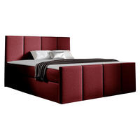 BOXBETT Lars - Bordeaux, Holz (180/200cm) - MIRJAN24