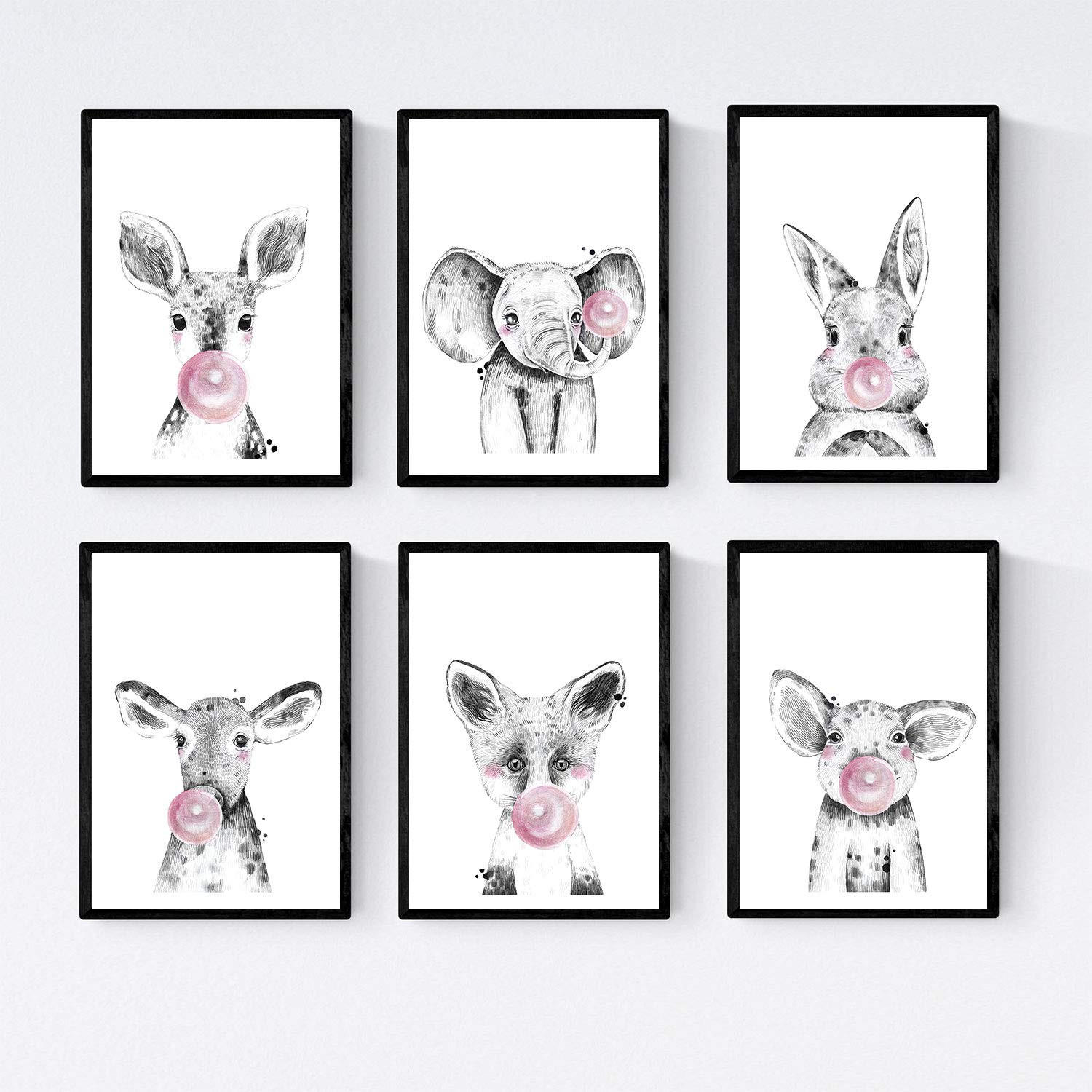 Nacnic Poster Schwarz 29x3 cm