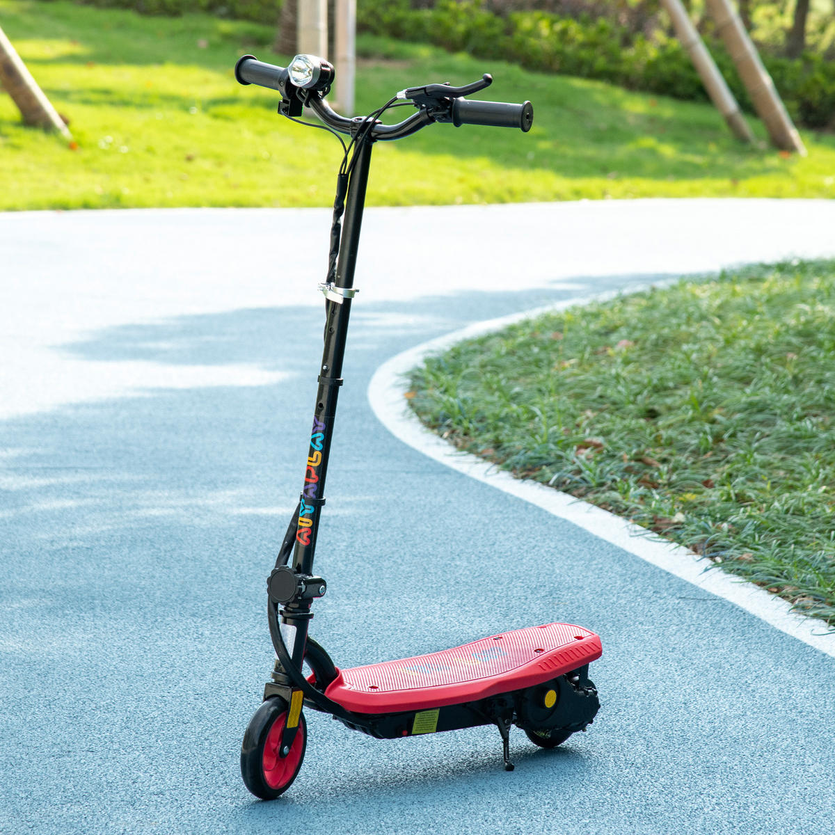 KINDERSCOOTER DE-16981 klappbar 120 W 12 km/h Rot - Rot, Metall (75/48/105cm) - ComfortXL