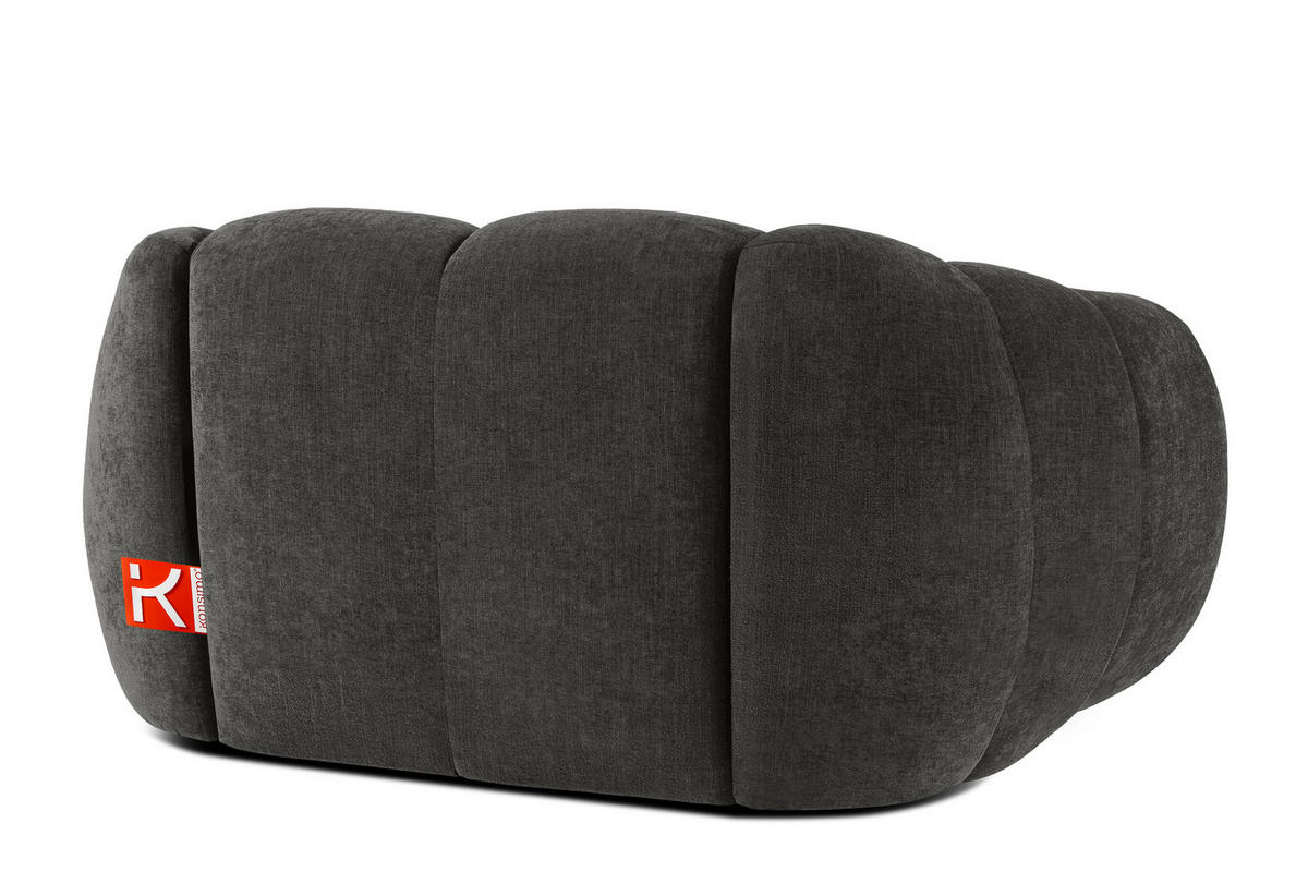 SESSEL FLAVA, Graphitfarben - Graphitfarben, Holz/Holzwerkstoff (160/76/100cm) - KONSIMO®