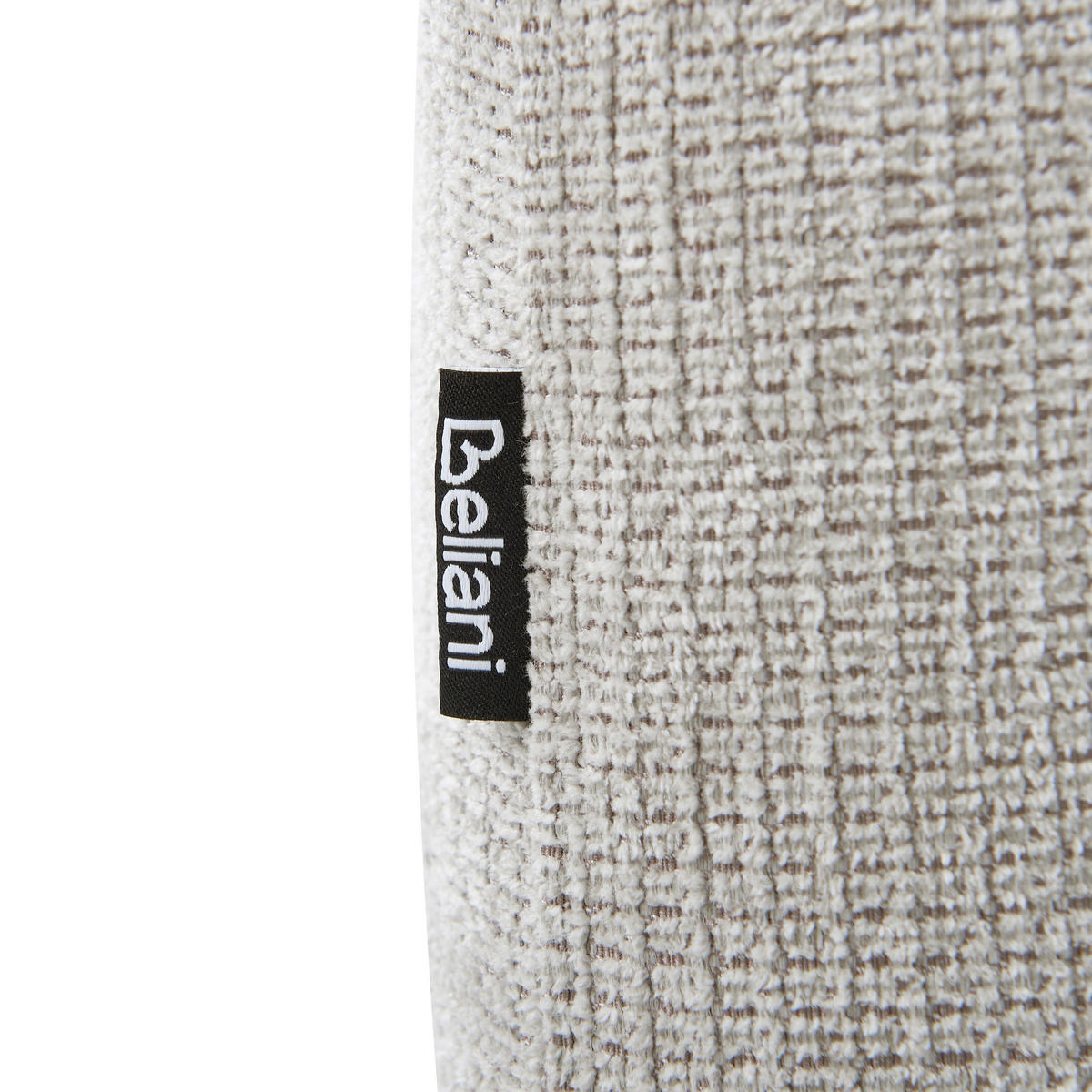 OTTOMANE Stoff Hellgrau Holt - Hellgrau, Textil (112/44/67cm) - Beliani